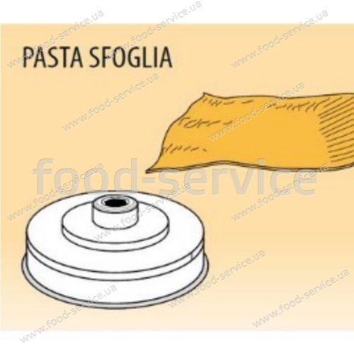 Матриця макарон. виробів PASTA SFOGLIA для преса FIMAR MPF/8